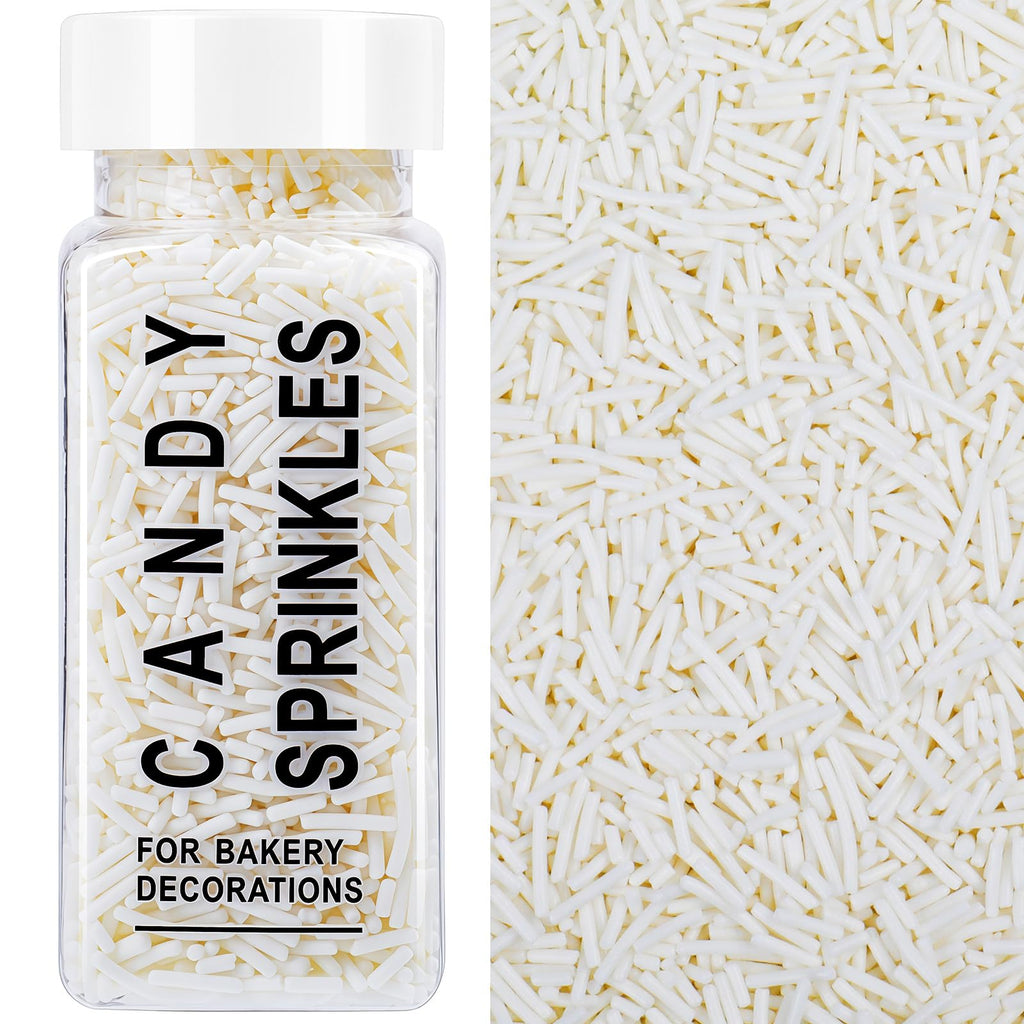 Multi Color Jimmies Sprinkles White Red Blue Brown 4.6oz