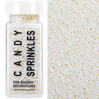 Multi Color Jimmies Sprinkles White Red Blue Brown 4.6oz