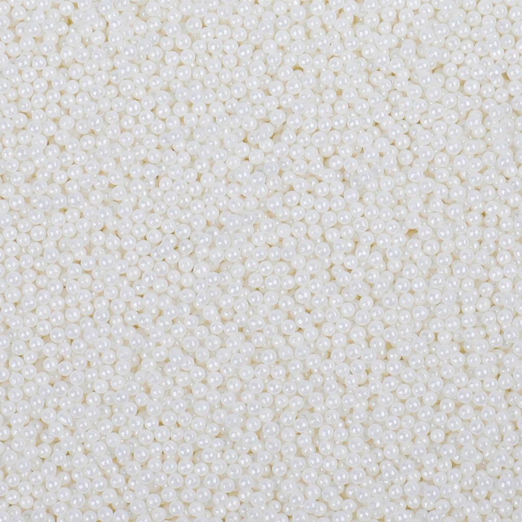 【5-piece set】White Nonpareils Sprinkles 2mm 4.6oz*5