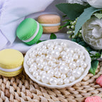 【5-piece set】White Sugar Pearls 5 Sizes Mix 4.6oz*5