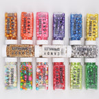 【5-piece set】White Sugar Pearls Edible Sprinkles 4.6oz*5