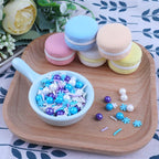 Winter Snowflake Sprinkles Blue White 4.6oz