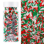 Christmas Jimmies Sprinkles Red Green White 4.6oz
