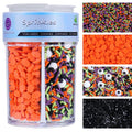Halloween Eyeball Pumpkin Sprinkles Mix 8oz