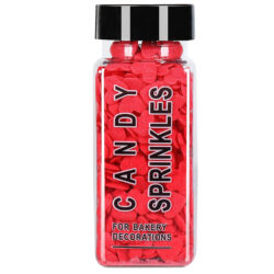 Valentines Sprinkles, Red Heart Sprinkles for Cake Decorating, Heart Sprinkles Edible for Baking, Ice Cream, Cookies, Cupcake Topper