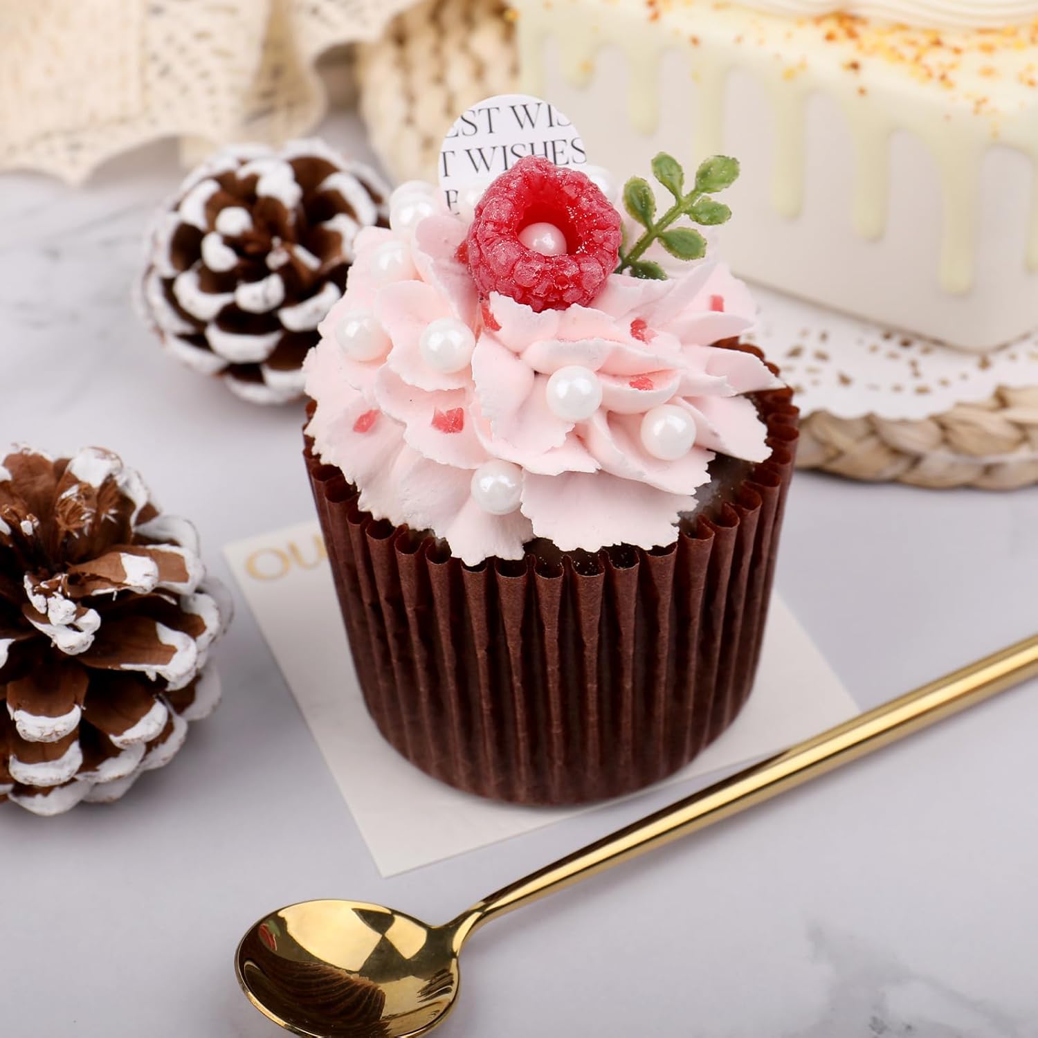 Sprinkles for Cake Decorating, White Pearl Sprinkles 4 Sizes Mix for Cake Cupcake Cookie Baking Donuts Ice Cream Toppings - Image 5