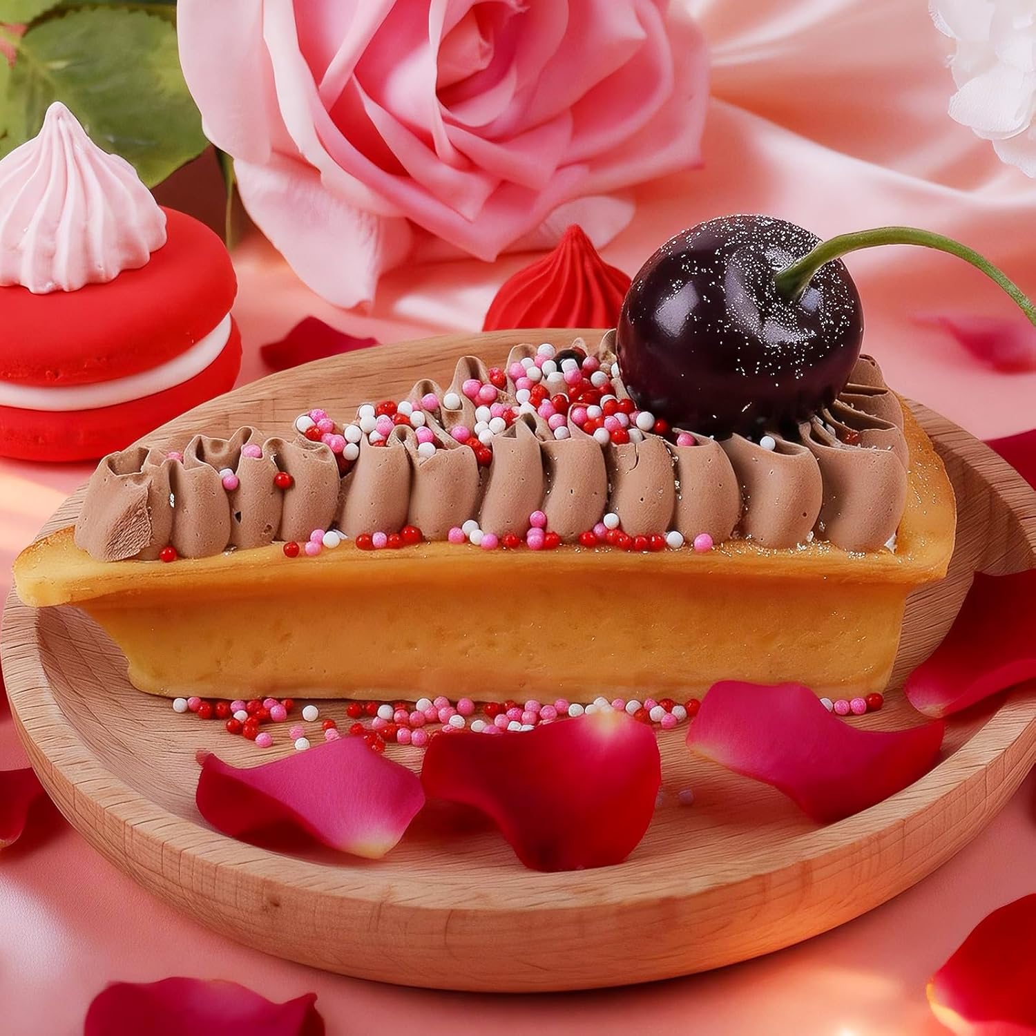 Valentines Sprinkles, 8.8oz Heart Sprinkles for Cake Decorating, 5-Cell Red Pink White Heart Nonpareils Jimmies Mix for Baking, Cookie, Cupcake, Ice Cream, Wedding Party Valentines Supplies - Image 4