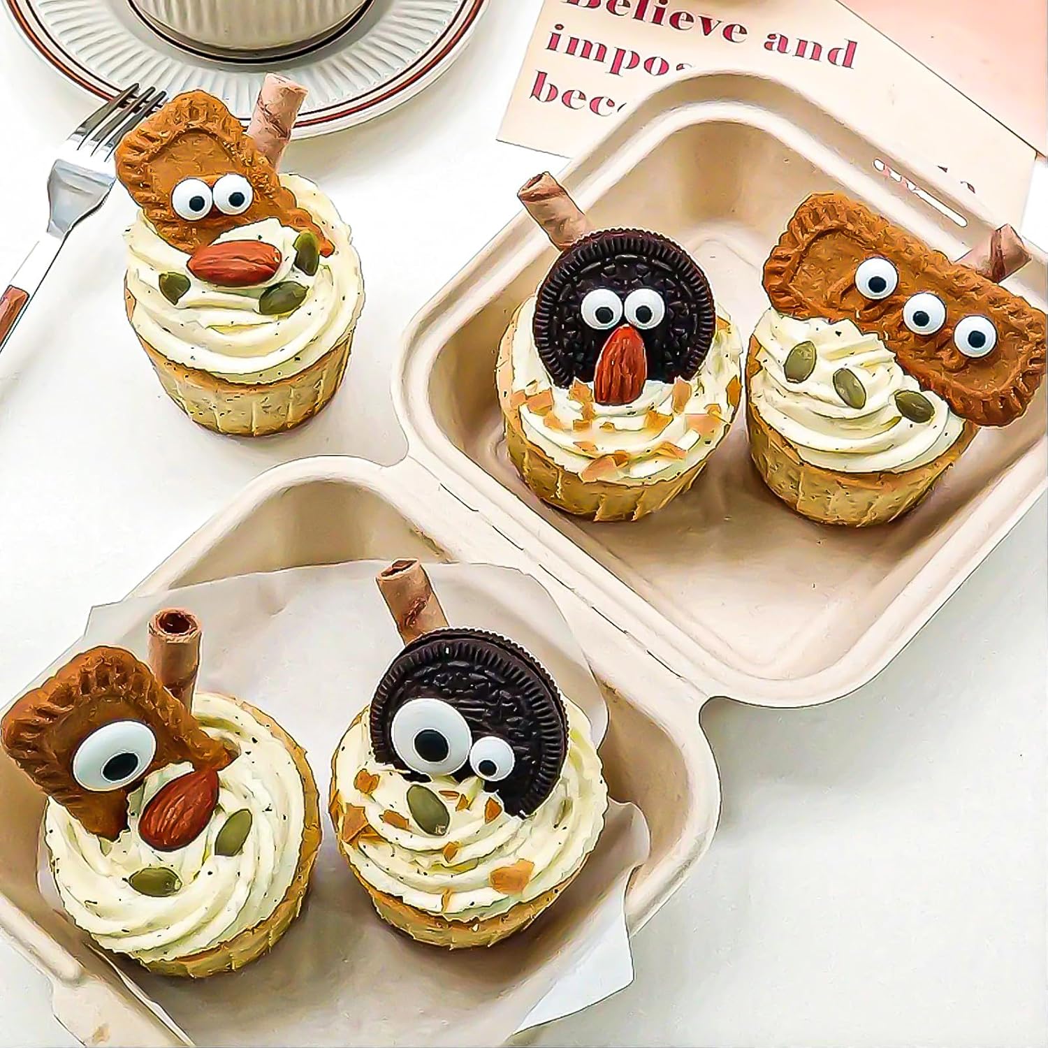 Halloween Sprinkles Edible Candy Eyes, 130g/4.6oz Bloody Red Eyeball Sprinkles for Decorating, Cupcake, Ice Cream, Donuts toppers 7mm 1cm 2cm - Image 10