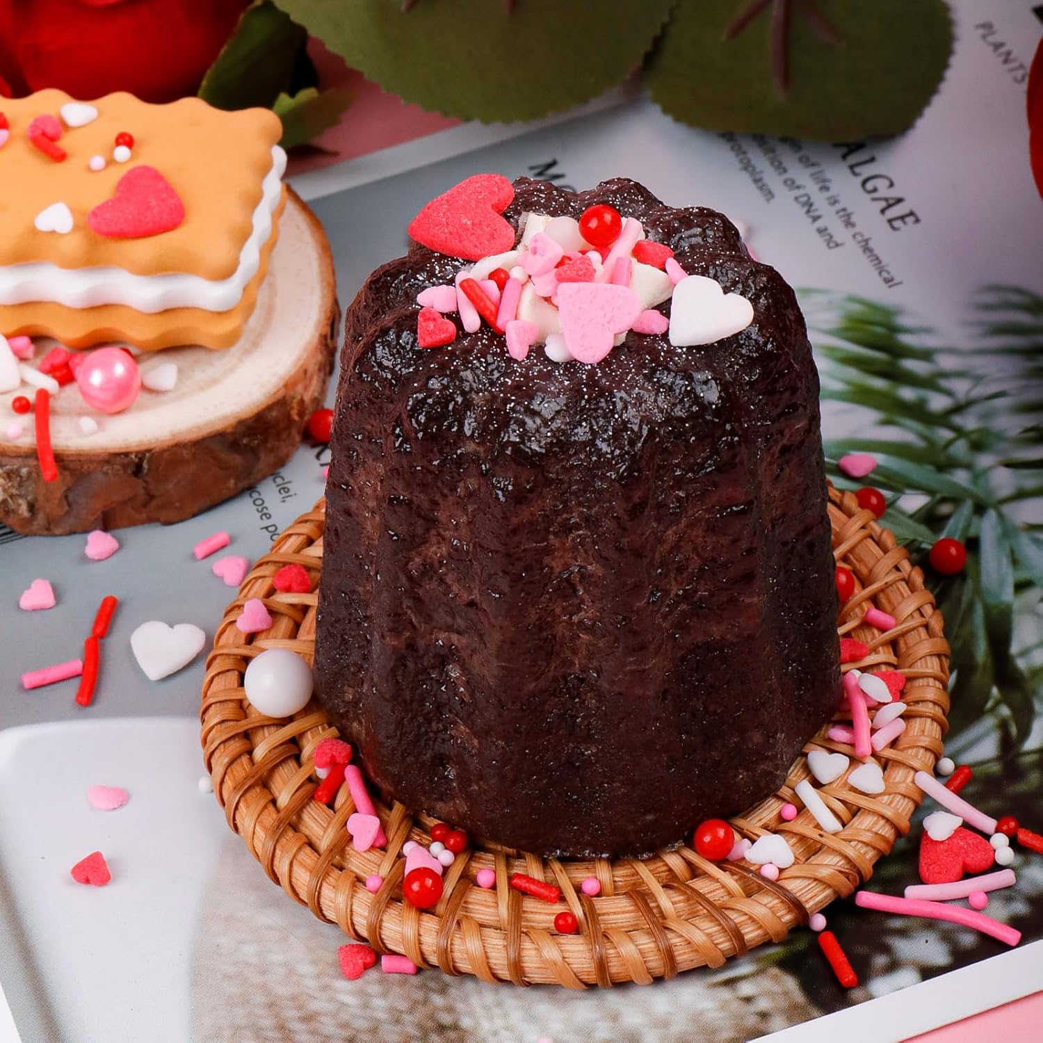 Valentines Sprinkles for Baking - White & Pink Pearls Sprinkles with Jimmies for Cookies, Cakes, Cupcakes & Donuts, Valentines Day Decor| Mixed Size, 4.58oz (130g) - Image 11