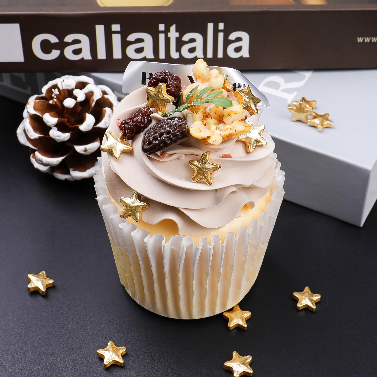 Star Sprinkles, Edible Candy Stars for Cake Decorating, Cupcakes, Cookies & Desserts, 4.6oz Shiny Metallic Gold Sprinkles for Christmas, Graduation, Birthday, Holiday Baking - Image 17