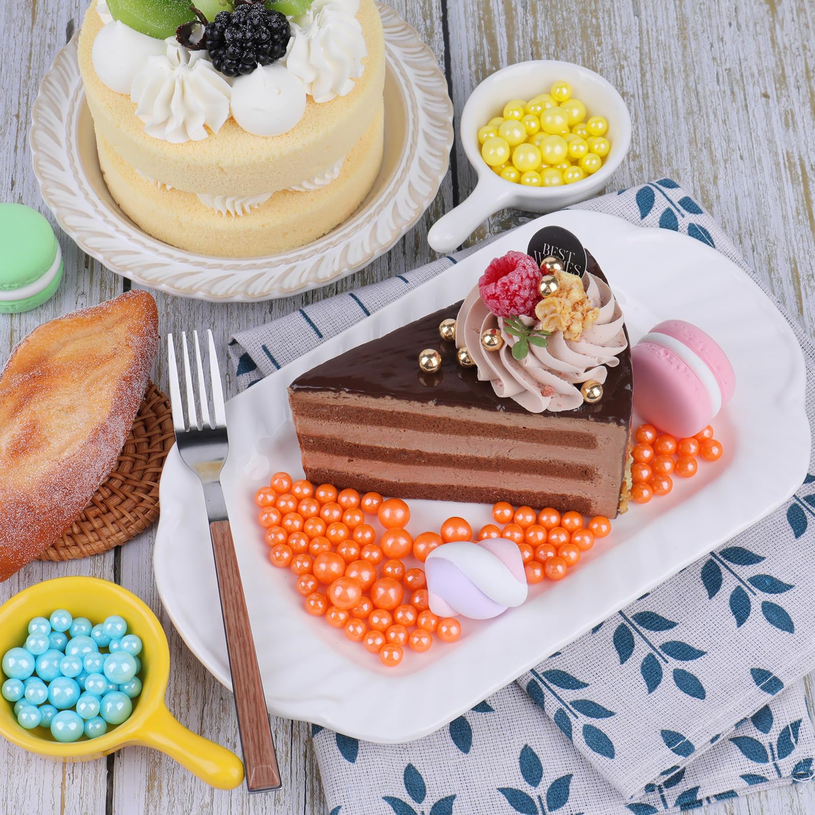 Pearl Sprinkles for Cake, Cupcake & Cookie Decorating – 4 Sizes Mix (7.8oz) Baking, Donuts & Ice Cream Toppings - Image 9