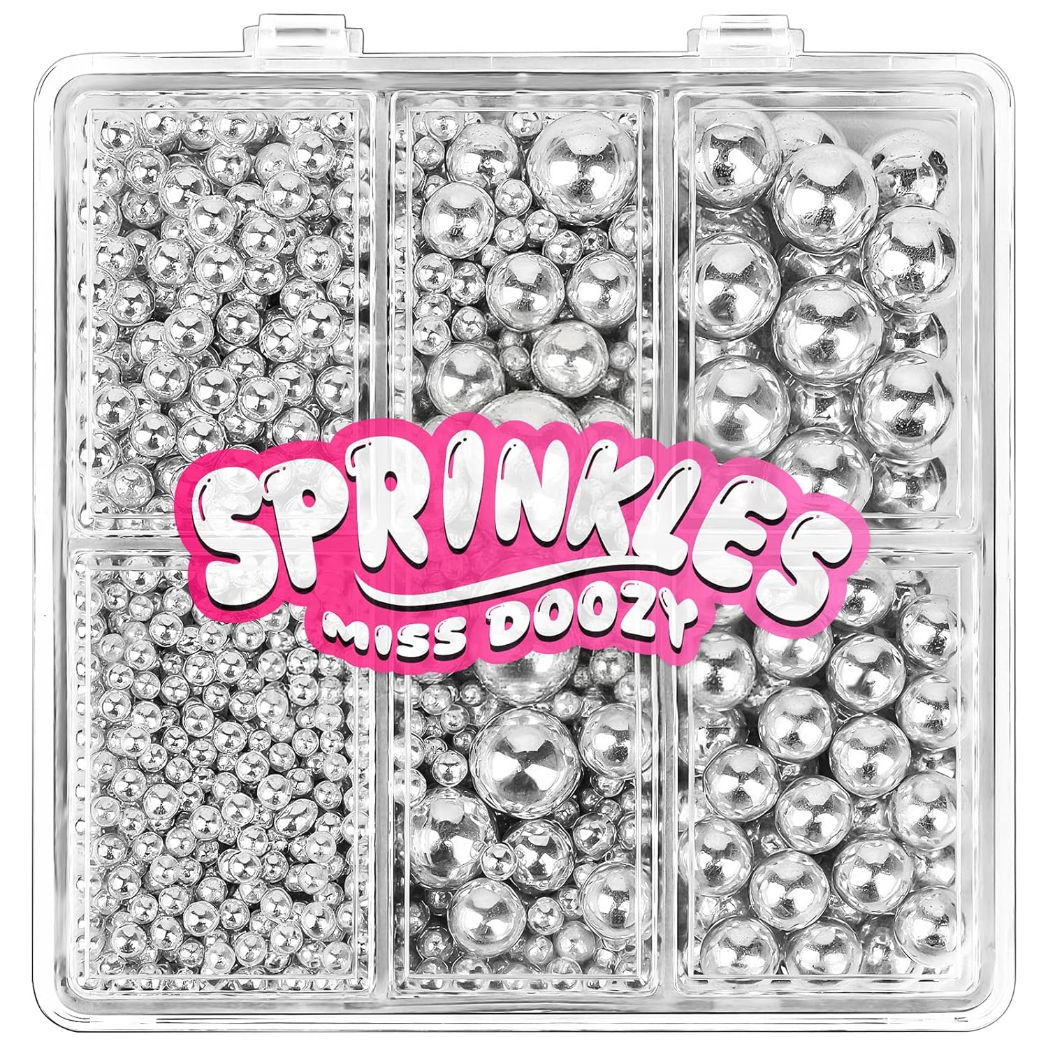 White/Gold/Silver Pearl Sprinkles for Cake Decorating, 4 Sizes Sugar 130g/4.6oz, Cupcake, Ice Cream, Donuts, Macaron Toppings Supplies (2mm, 4mm, 7mm, 1cm) - Image 11