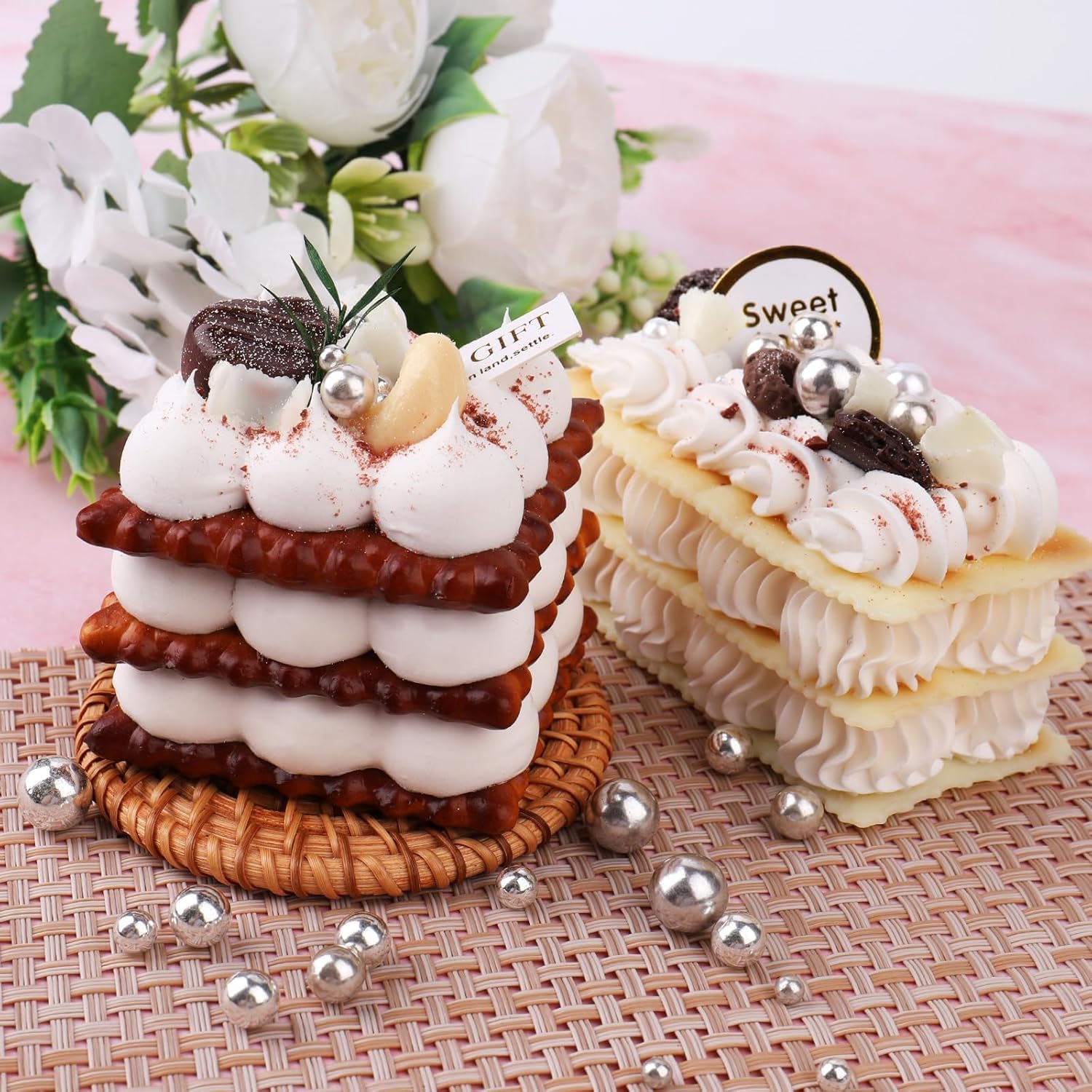 White/Gold/Silver Pearl Sprinkles for Cake Decorating, 4 Sizes Sugar 130g/4.6oz, Cupcake, Ice Cream, Donuts, Macaron Toppings Supplies (2mm, 4mm, 7mm, 1cm) - Image 9