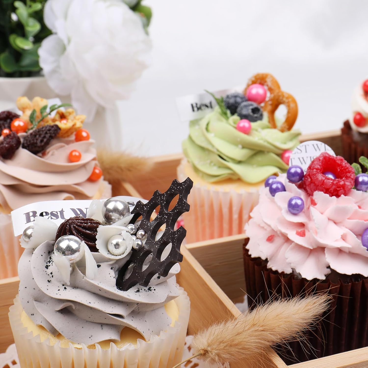 Sprinkles for Cake Decorating, White Pearl Sprinkles 4 Sizes Mix for Cake Cupcake Cookie Baking Donuts Ice Cream Toppings - Image 17