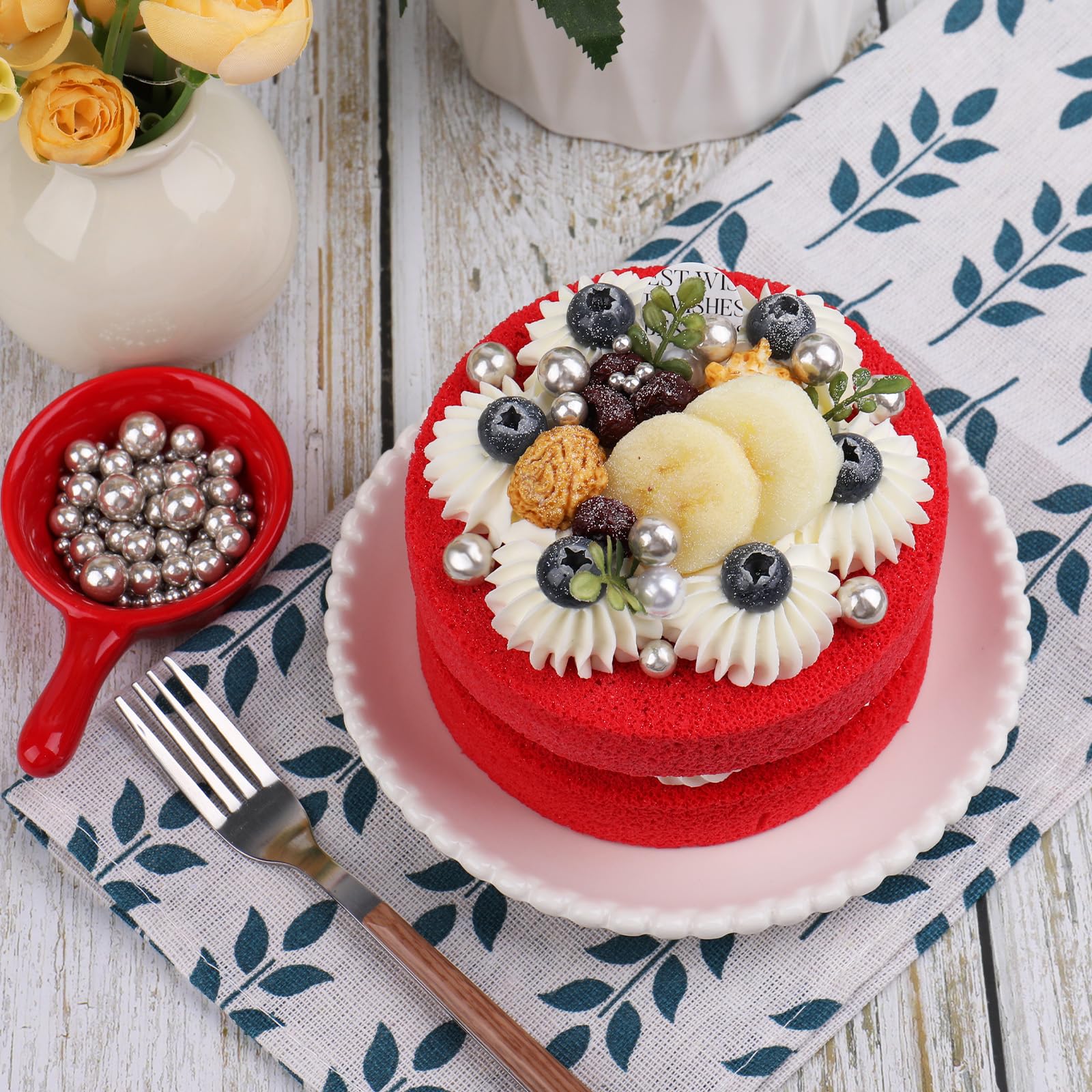 Pearl Sprinkles for Cake, Cupcake & Cookie Decorating – 4 Sizes Mix (7.8oz) Baking, Donuts & Ice Cream Toppings - Image 5