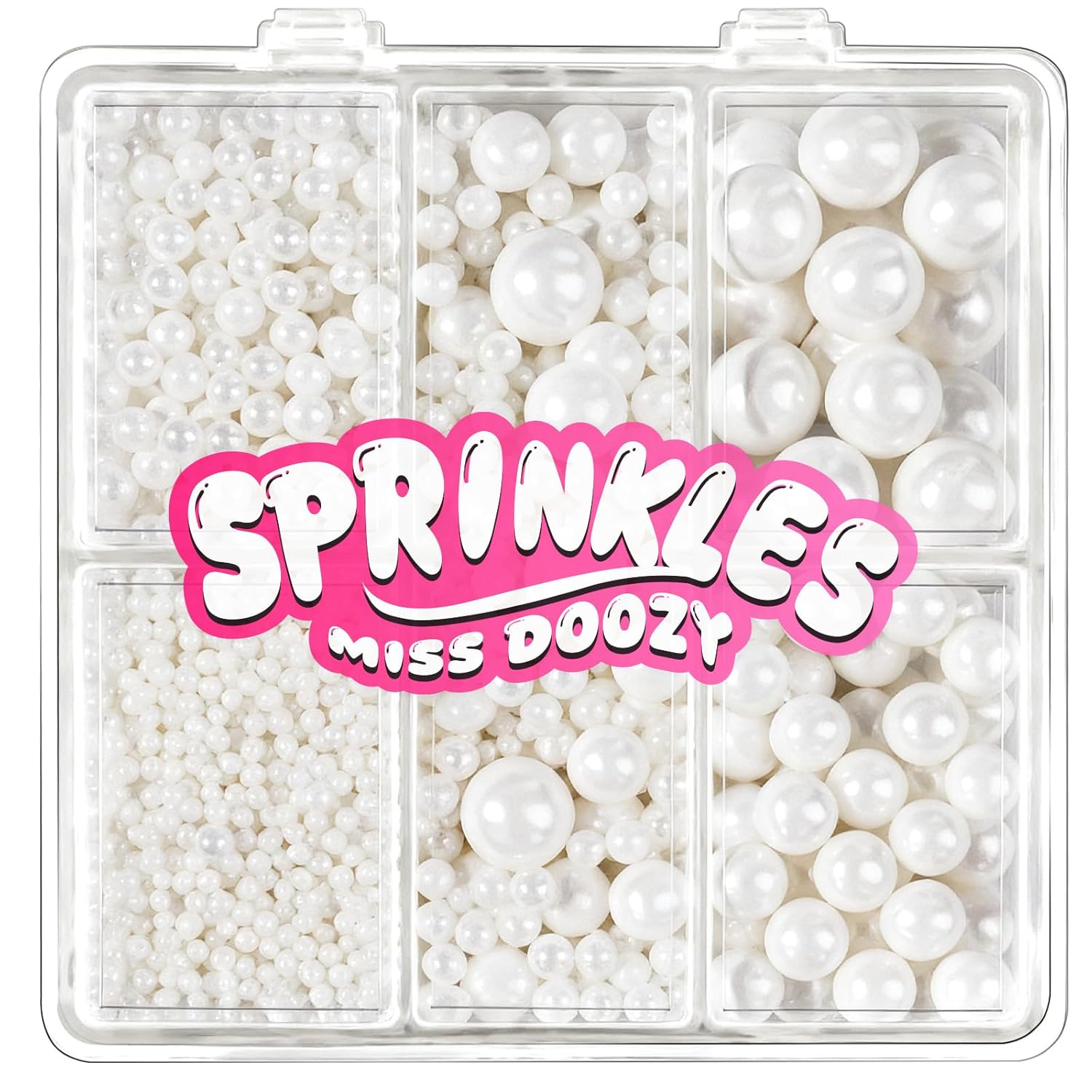 White/Gold/Silver Pearl Sprinkles for Cake Decorating, 4 Sizes Sugar 130g/4.6oz, Cupcake, Ice Cream, Donuts, Macaron Toppings Supplies (2mm, 4mm, 7mm, 1cm) - Image 6