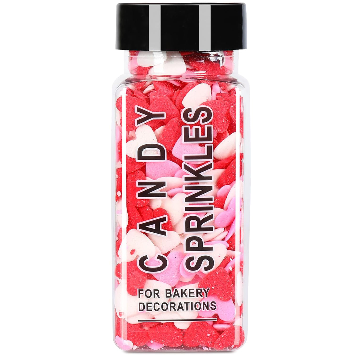 Valentines Sprinkles for Baking - White & Pink Pearls Sprinkles with Jimmies for Cookies, Cakes, Cupcakes & Donuts, Valentines Day Decor| Mixed Size, 4.58oz (130g) - Image 17