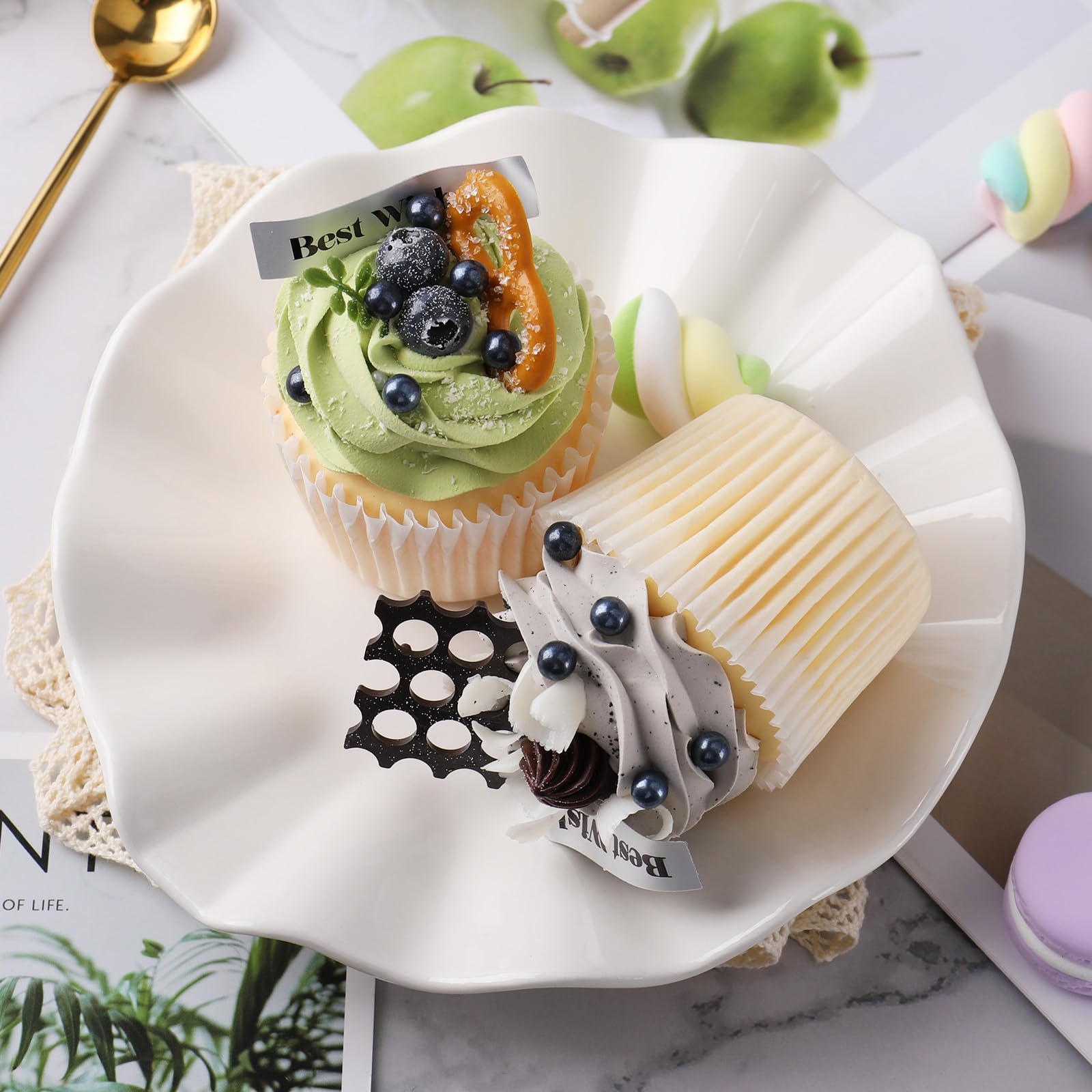 Edible Pearl Sprinkles for Cake Decorating – 4 Jar Set Multi-Size Sugar Pearls for Baking & Dessert Toppings - Image 2