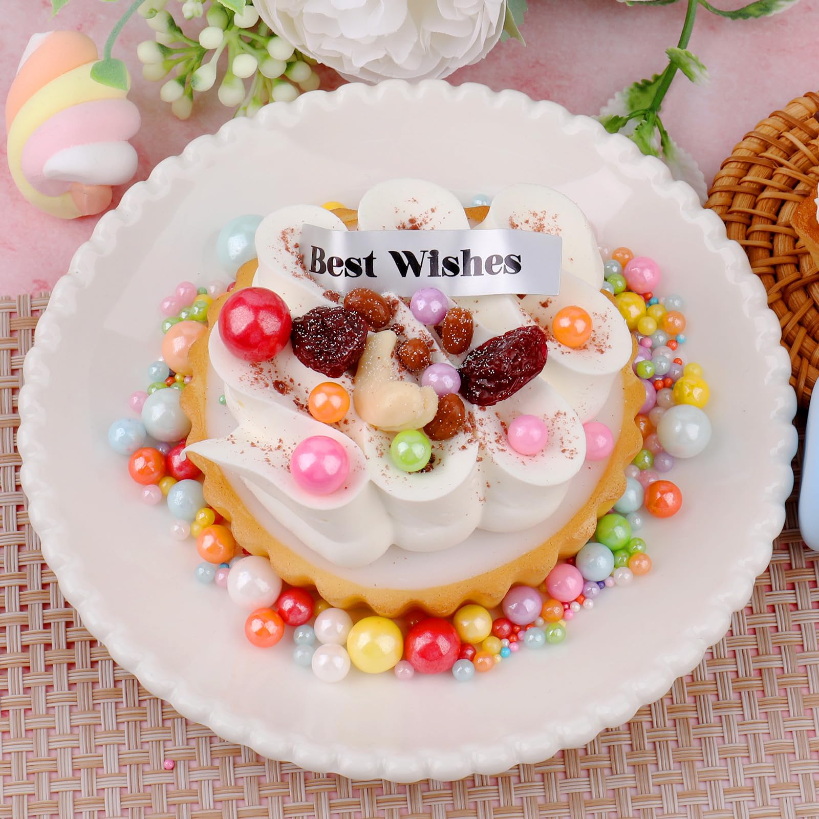 Edible Pearl Sprinkles for Cake Decorating – 4 Jar Set Multi-Size Sugar Pearls for Baking & Dessert Toppings - Image 10