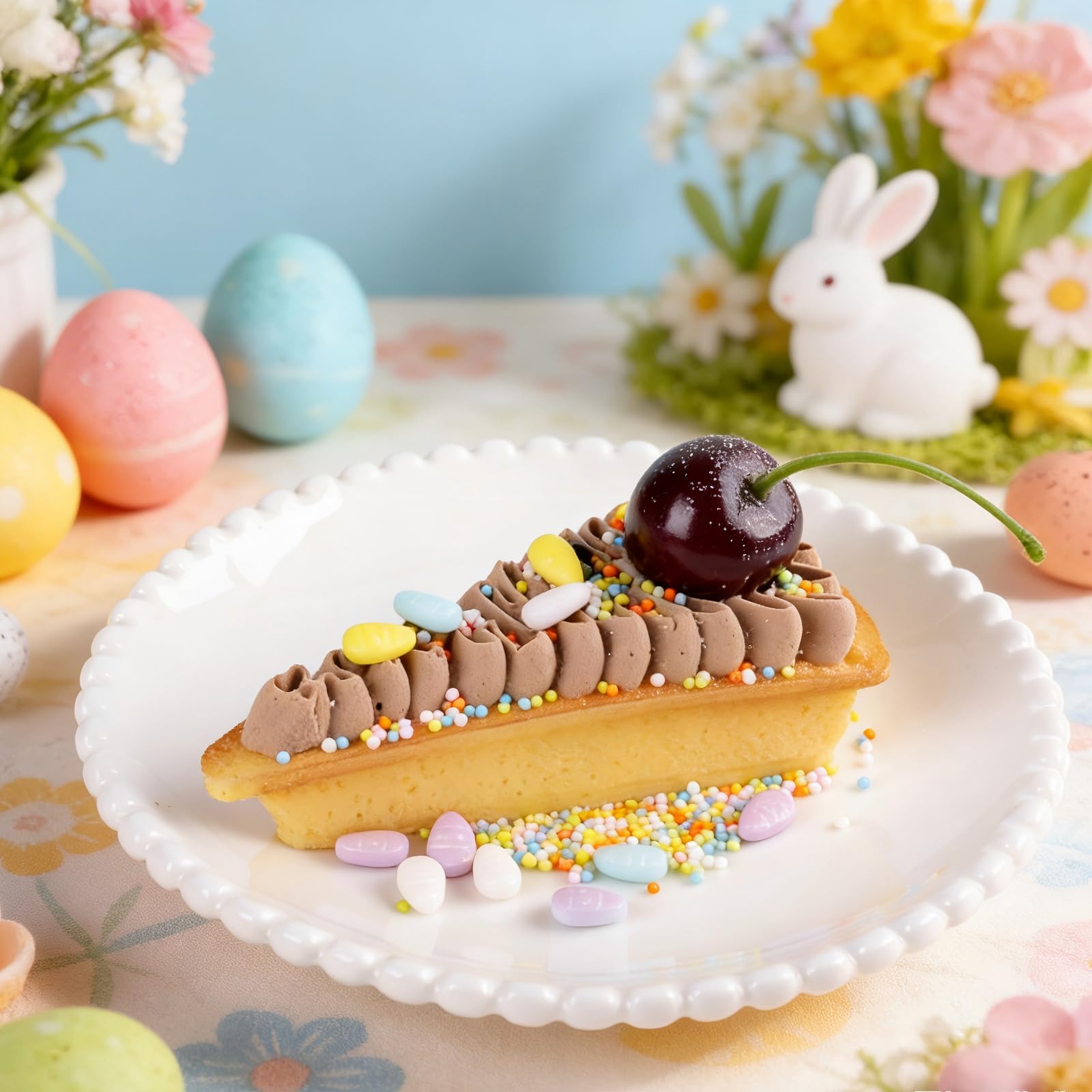 Easter Sprinkles for Cake Decorating – 6.53oz Pastel Bunny Flower Egg Mix Spring Edible Sugar Sprinkles for Cakes, Cookies & Cupcake Toppers - Image 4