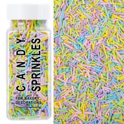 easter pastel jimmies sprinkles multi color cake decorating cupcake toppings spring dessert