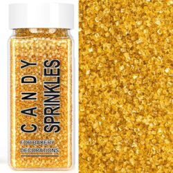gold sanding sugar sprinkles edible sparkling sugar crystals cake decorating cupcake toppings
