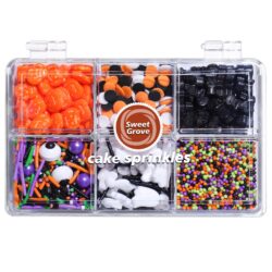 halloween sprinkles mix pumpkin ghost candy eyes cake decorating cupcake cookie spooky toppings