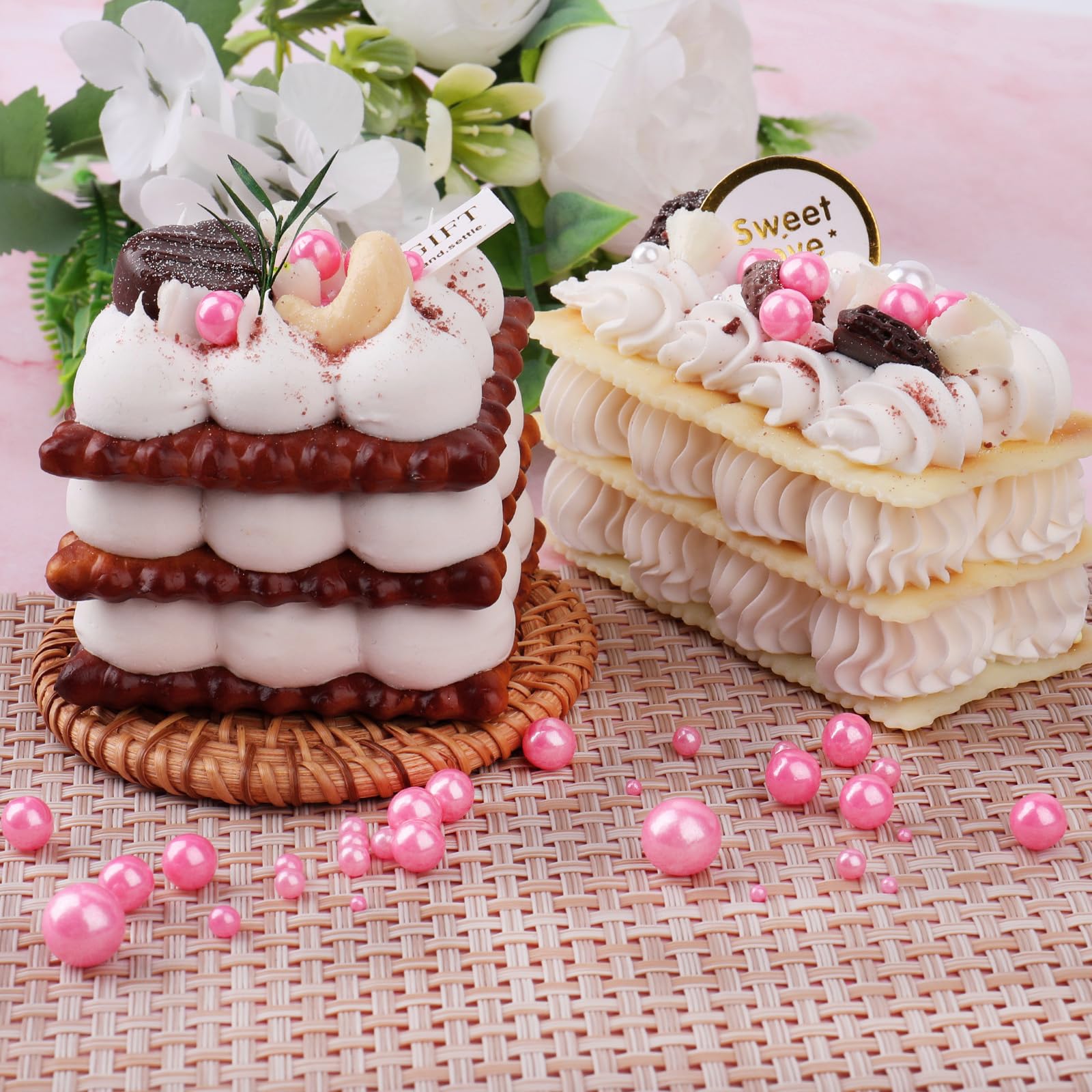 Edible Pearl Sprinkles for Cake Decorating – 4 Jar Set Multi-Size Sugar Pearls for Baking & Dessert Toppings - Image 5