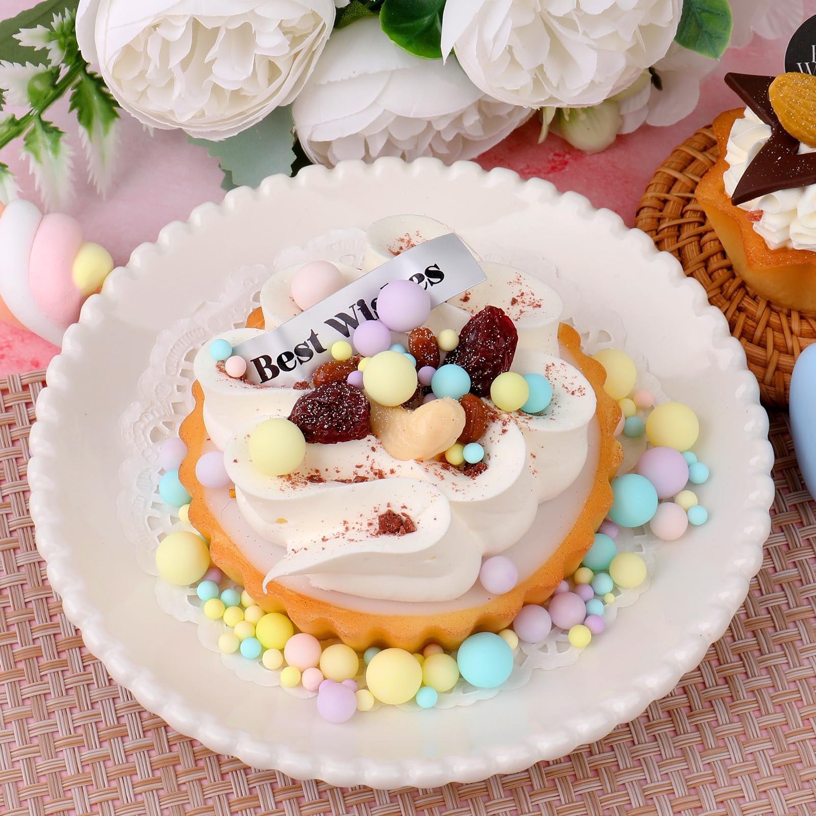 Pastel Pearl Sprinkles for Cake Decorating – Easter Edition Multi-Size Sugar Pearls for Cupcakes, Cookies & Desserts (4 Jar Set) - Image 2