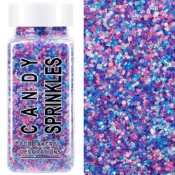 mermaid sanding sugar sprinkles mix pastel purple pink blue sparkling cake decorating