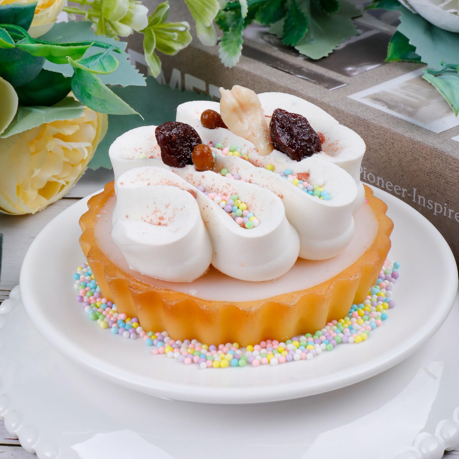 White Nonpareils Sprinkles for Cake Decorating – 2mm Edible Mini Sugar Pearls for Cakes, Cupcakes, Cookies & Dessert Toppings - Image 3