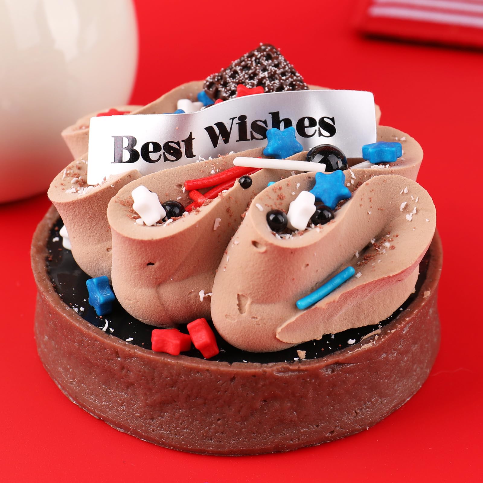 Red White and Blue Sprinkles for Cake Decorating – Patriotic Edible Sprinkle Mix for 4th of July Cakes, Cupcakes, Cookies & Dessert Toppers - Image 2