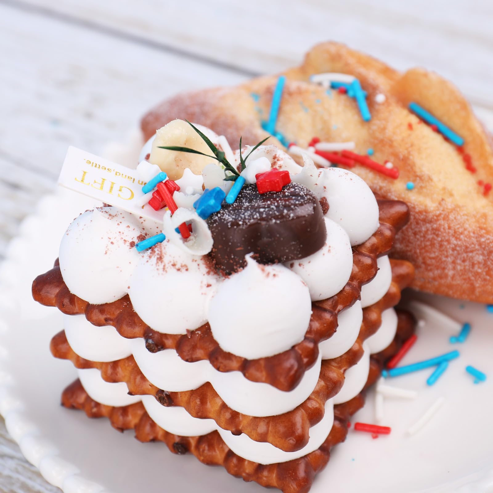 Red White and Blue Sprinkles for Cake Decorating – Patriotic 4th of July Sprinkles Mix with Stars, Jimmies, Nonpareils & Sanding Sugar for Cakes, Cupcakes & Cookies - Image 2