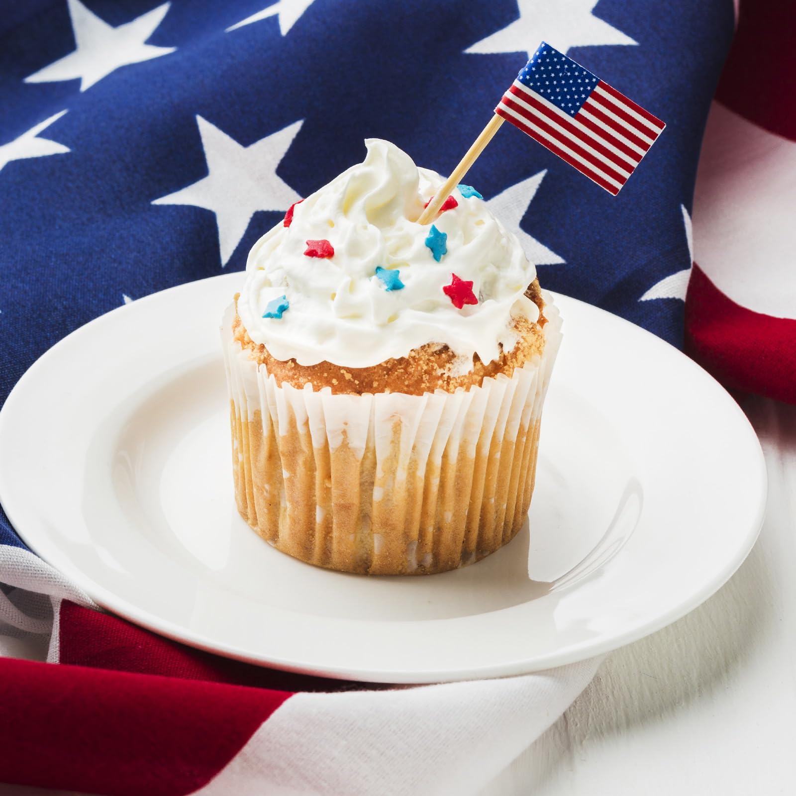 Red White and Blue Sprinkles for Cake Decorating – Patriotic 4th of July Sprinkles Mix with Stars, Jimmies, Nonpareils & Sanding Sugar for Cakes, Cupcakes & Cookies - Image 7