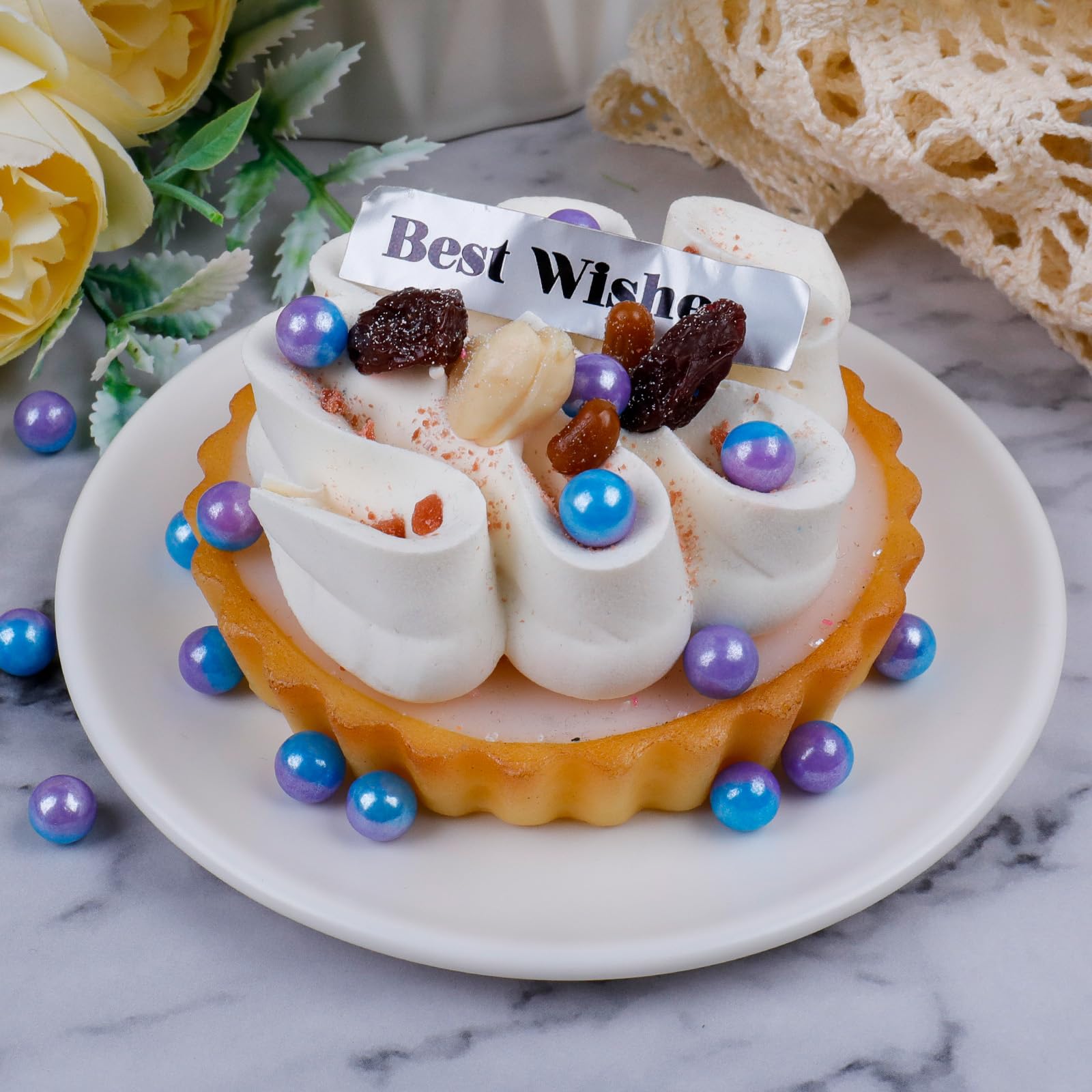 Blue & Purple Pearl Sprinkles for Cake Decorating – Gradient Edible Pearl Sugar for Cakes, Cupcakes & Desserts - Image 2