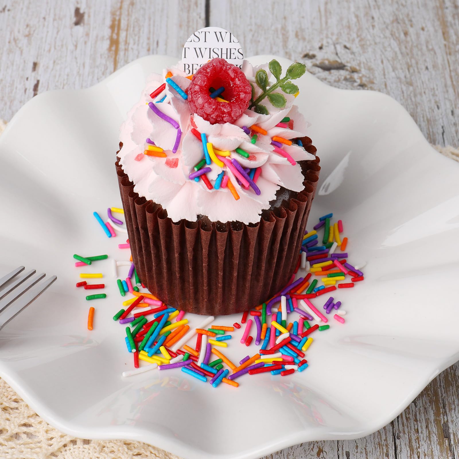 Rainbow Jimmies Sprinkles for Cake Decorating – Multi Color Edible Sprinkles for Cakes, Cupcakes & Desserts - Image 2