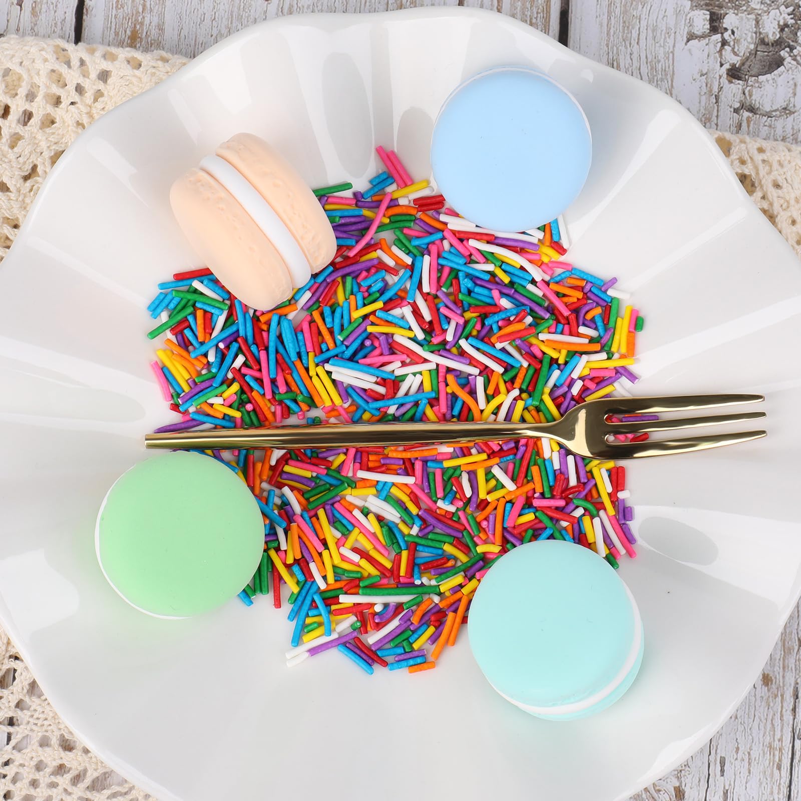 Rainbow Jimmies Sprinkles for Cake Decorating – Multi Color Edible Sprinkles for Cakes, Cupcakes & Desserts - Image 8